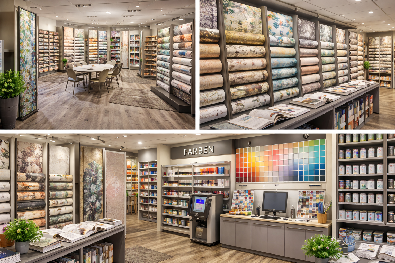 Ausstellung – Tapeten & Farben